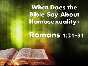 2015-07-19 What Does the Bible Say About Homosexuality